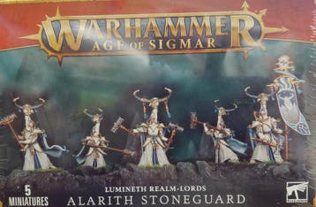 Lumineth Realm-Lords Alarith Stone Guard (Warhammer Age of, Hobby en Vrije tijd, Ophalen of Verzenden, Nieuw