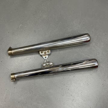 Conti F.M.C. exhaust set - 075584100 - 075584105 - bevel-..., Motoren, Ophalen of Verzenden, Gebruikt