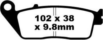 EBC Organic Base FA Brake Pads, Motoren, Ophalen of Verzenden, Nieuw