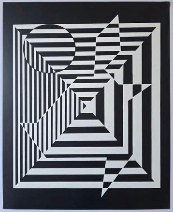 Victor Vasarely (1906-1997) - Yablapour II - 1955-1960 -
