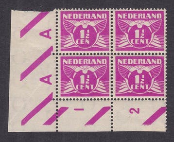 Nederland 1928 - Vliegende Duif, met plaatfout CEN i.p.v., Gestempeld