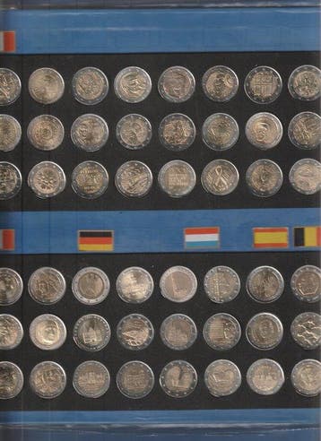 Europa. 2 Euro Various Years (50 coins) (Zonder
