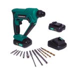 Accu boorhamer 20V - 2.0Ah | Incl. 2 accus en snellader, Verzenden, Nieuw