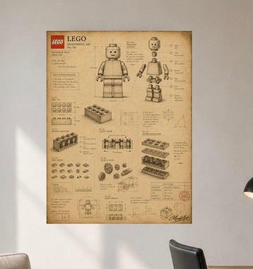 Lego Merchandise - Art - Stampa su tela XXL LEGO, Nieuw