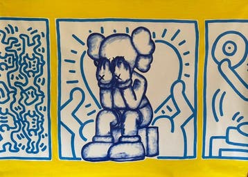 Freda People - Kaws X Haring - XXL