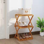 vidaXL Schappenkast inklapbaar 3-laags 43x31x63 cm, Minder dan 50 cm, Verzenden, Nieuw, Minder dan 100 cm