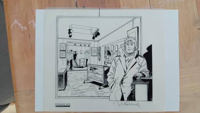 Largo Winch - Philippe Francq - 1 Ondertekende kalque -, Boeken, Stripboeken