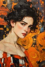 Iconica - Amber Gaze - Unique 1/1 XXL (150x100 cm)