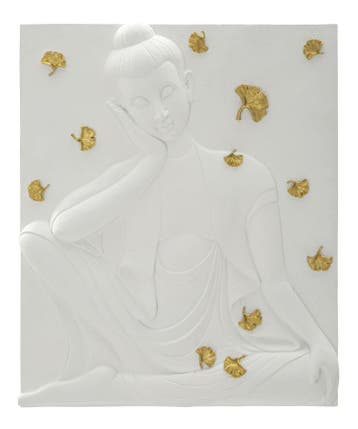 WANDPANEEL BOEDDHA CM 46X5,7X55,5, Ophalen of Verzenden, Nieuw