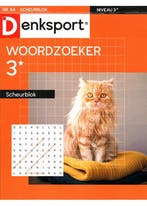 Denksport Woordzoeker Scheurblok - 64 2025, Verzenden, Nieuw, Sport en Vrije tijd