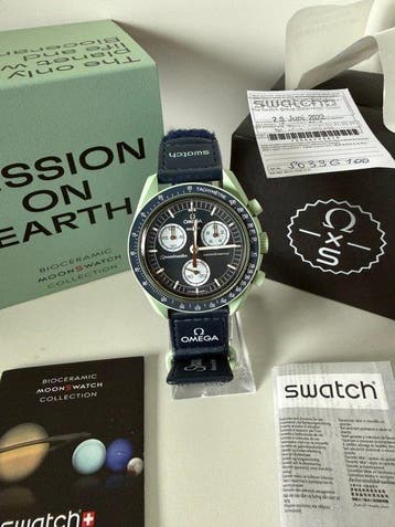 Omega x Swatch - Mission on Earth, MoonSwatch - Zonder, Nieuw