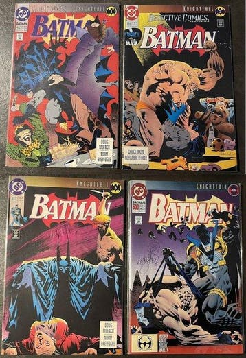 DC Comics RARE LOT - BATMAN “Knightfall” Kelly JONES, Nieuw