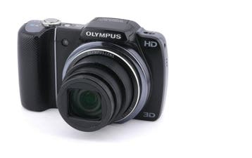 Olympus SZ-10 Digitale Compact Camera - Zwart (In doos), Verzenden, Zo goed als nieuw