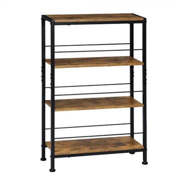 Nieuwe Ladderkast met 4 Niveaus MDF en Metaal – 50x20x78cm, Huis en Inrichting, Kasten | Overige, Verzenden, Nieuw