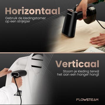 2dekans | FLOWSTEAM® Luxe Kledingstomer - Handstomer -, Ophalen of Verzenden, Gebruikt