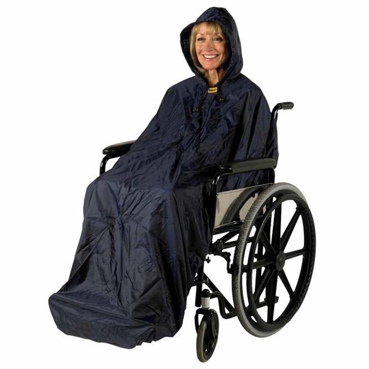 Rolstoelponcho Wheely Mac zonder mouwen Deluxe | Gevoerd | C, Diversen, Brommobielen en Scootmobielen, Ophalen of Verzenden