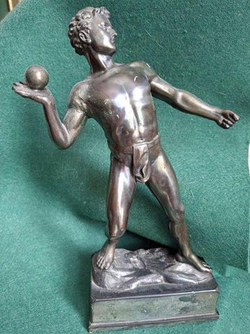 Hermann Eichberg - sculptuur, Romeins/ Griekse atleet - 30, Antiek en Kunst