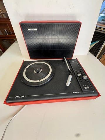 Philips - 503 Portable Suitcase Space Age Platenspeler, Nieuw