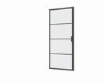 Douchedeur 90x200cm 6mm Nano glas mat zwart serie Rafaella, Doe-het-zelf en Verbouw, Sanitair, Verzenden, Nieuw