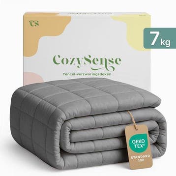 2dekans | CozySense® Verzwaringsdeken 7kg - 100% Tencel -, Ophalen of Verzenden, Zo goed als nieuw