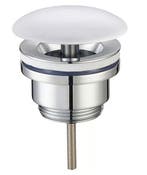 Luxe afvoerplug met keramische afdekplaat niet afsluitbaar,, Ophalen of Verzenden, Nieuw, Wastafel