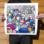Kev Munday - Happy To Be Here - Limited Edition Giclee Print