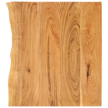 vidaXL Wastafelblad 80x52x2,5 cm massief acaciahout, Verzenden, Nieuw