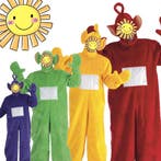 Teletubbie Kostuums Uitverkoop - Laa Laa Geel, Hobby en Vrije tijd, Verzenden, Nieuw