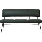 Leren eetkamerbank Solid - Toledo Verde (donkergroen) -, Huis en Inrichting, Stoelen, Ophalen of Verzenden, Nieuw, Leer