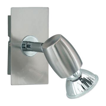 Stalen wandspot, Huis en Inrichting, Lampen | Wandlampen, Ophalen of Verzenden, Nieuw