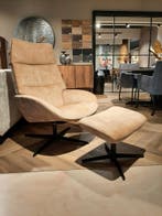 Fauteuil + hocker Erola **SHOWROOMMODEL**, Nieuw