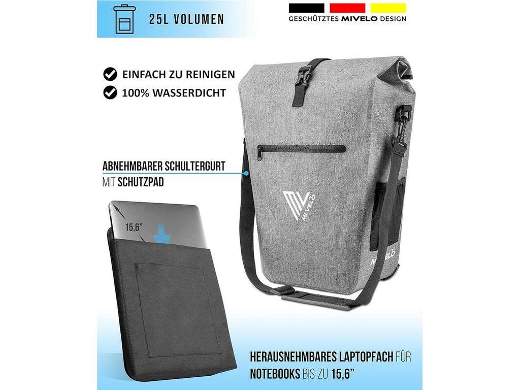 Velmia Fietstas, frametas, waterdicht, voor smartphone, voor op de