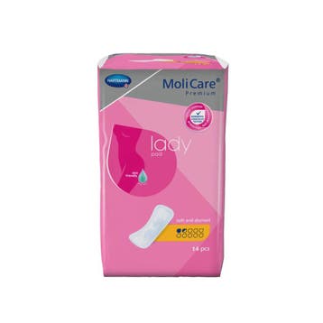 Molicare Premium Lady Pad 1.5 Druppels - 14 stuks, Verzenden, Nieuw