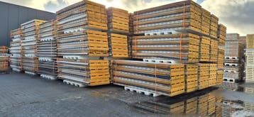 Sandwichpanelen, dakplaten,  isolatie 100&130mm vanaf €9,-m2, Zo goed als nieuw, Overige materialen, 100 mm of meer