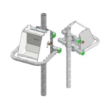 Montageset+beschermbeugel voor Suevia 500