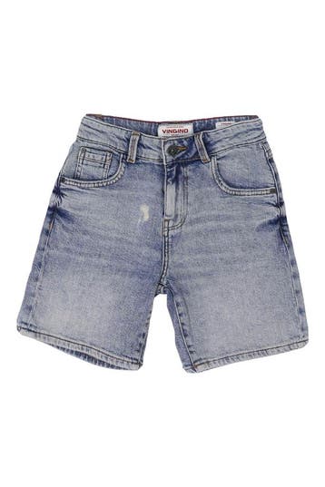 Vingino Korte broek Jongens in maat 128 Blauw, Verzenden, Nieuw, Vingino, Jongen of Meisje