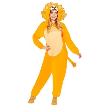 Onesie Leeuw Met Capuchon Volwassenen Lionel, Ophalen of Verzenden, Nieuw
