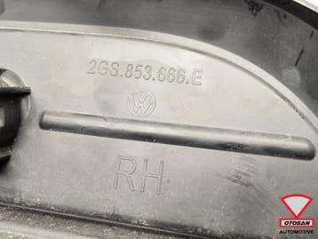 VW Polo 2G 2021+ Facelift Bumper rooster Rechts 2GS853666E, Ophalen, Gebruikt, Volkswagen, Bumper