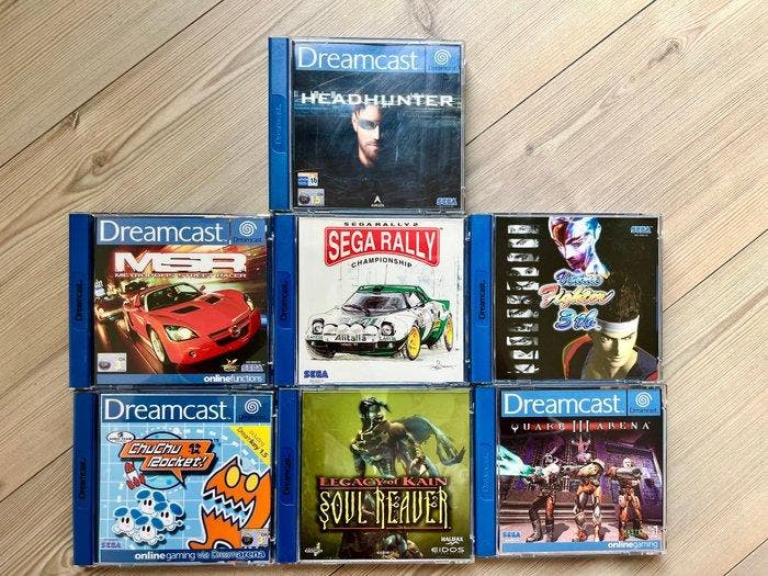 Sega - Dreamcast - lot of 7 - Sega Rally Championship + more, Spelcomputers en Games, Spelcomputers | Overige Accessoires