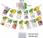 Milestone foto banner Jungle Animals, Verzenden, Nieuw, Versiering
