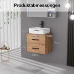 Wastafelkast - Wastafelmeubel - Wastafelonderkast - 60,5x40,, Huis en Inrichting, Badkamer | Badkamermeubels, Verzenden, Zo goed als nieuw
