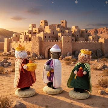 Driekoningen Haken voor Mini Kerststal - Haakpret Anja Too, Ophalen of Verzenden, Nieuw