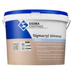 Sigmacryl Universal Matt - wit - 2,5 liter, Wit, Nieuw, Ophalen of Verzenden, Verf