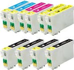 2dekans | T044 | 10 Pack | Huismerk | Cartridges voor Epson, Ophalen of Verzenden, Zo goed als nieuw, Merkloos