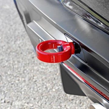 PERRIN 20-25 Toyota Supra Tow Hook Kit (Rear) - Red, Ophalen of Verzenden