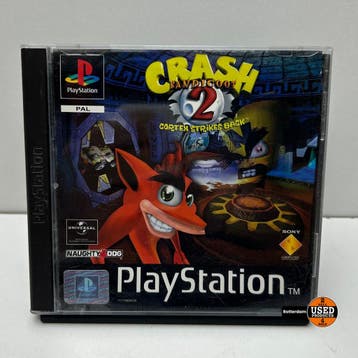 PS1 - Crash Bandicoot 2: Cortex Strikes Back, Spelcomputers en Games, Games | Sony PlayStation 1, Verzenden, Gebruikt