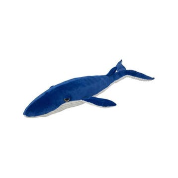 Blauwe vinvis knuffel - pluche - 95 cm - walvis, Verzenden, Nieuw