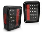 Achterlichten JEEP Wrangler JK (2007-2017) LED Zwart, Ophalen of Verzenden, Nieuw