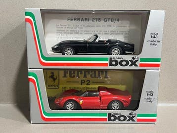 Model Box 1:43 - Modelauto (2) - Lot of 2 x Classic Ferrari:, Nieuw