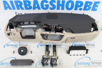 AIRBAG SET – DASHBOARD M ZWART/BEIGE BMW X3 G01 (2018-HEDEN), Gebruikt, BMW